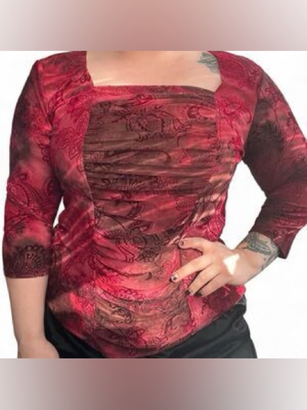 Vintage Dress Barn Whimsygoth Top